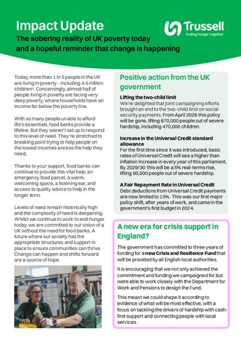 Trussell Impact Update March 2026