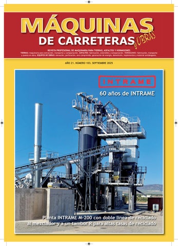 MAQUINAS DE CARRETERAS Y OBRAS Nº103 Septiembre 2025