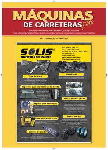 MAQUINAS DE CARRETERAS Y OBRAS Nº104 Diciembre 2025