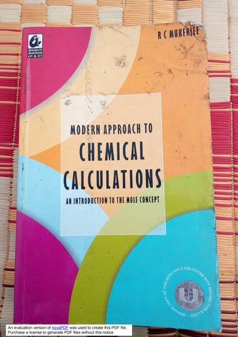 R C Mukherjee - Modern approach to chemical calculations_ an introduction to the mole concept 7th ed