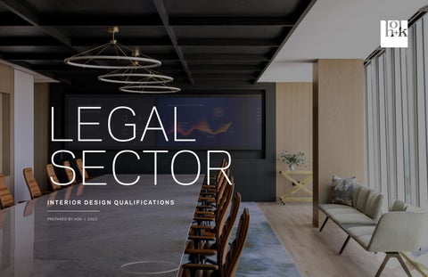 HOK x Legal Sector Design Qualifications 2026
