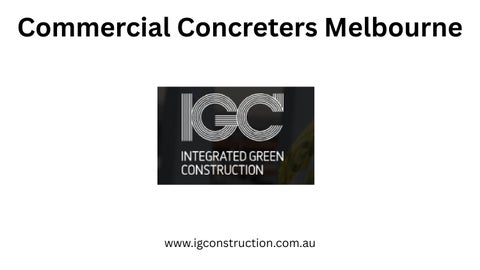 Commercial Concreters Melbourne
