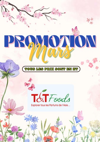 Fiche Promo Mars 2026 