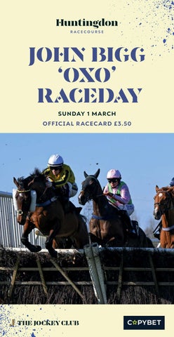 Huntingdon Racecard - Sunday 1st March
