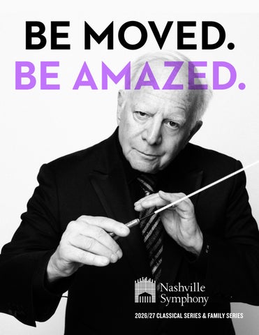 2026/2027 Nashville Symphony Brochure: Classical & Family