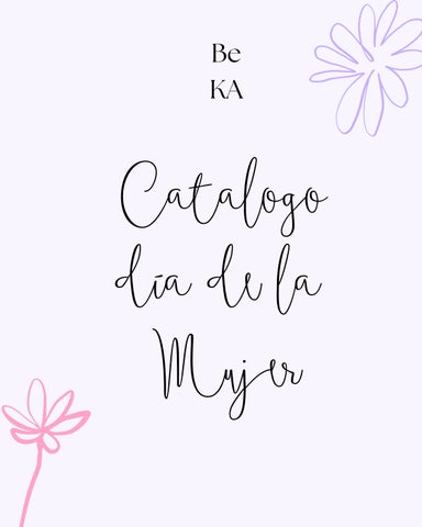 Catalogo Dia de la mujer