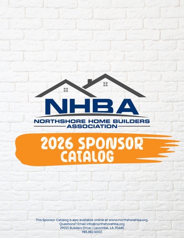 Northshore HBA Member Sponsor Packet (1)