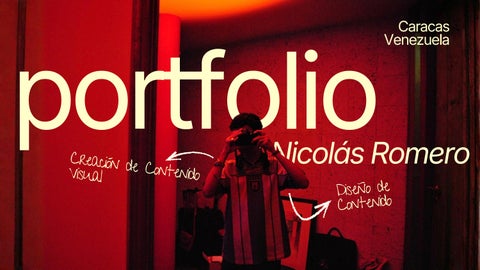 Portfolio, Nicolás Romero