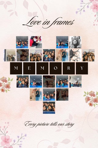 Pink and Cream Soft Memories Photo Collage (Portrait)