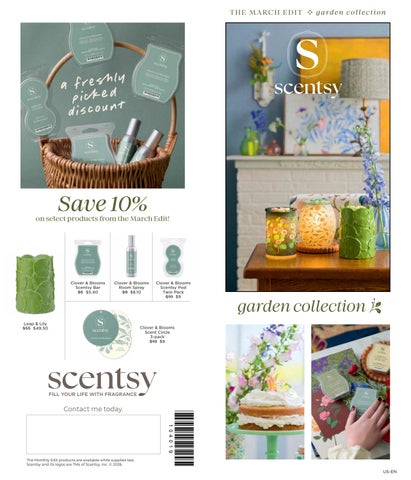 The March Edit: Garden Collection Flyer