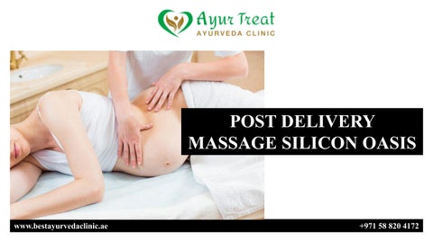 POST DELIVERY MASSAGE SILICON OASIS