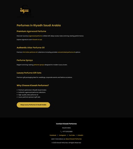 Buy Agarwood & Attar Perfume Oil | Perfumes in Riyadh KSA