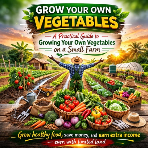 Practical Gardening Guide for Beginners: How to Grow Vegetables, Herbs & Fruits at Home