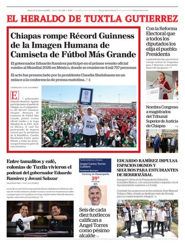 El Heraldo de Tuxtla Gutierrez 28 febrero 2026