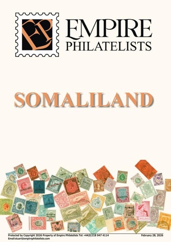 Somaliland Protectorate Stamp Catalog
