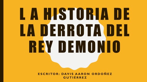 Español proyecto del lunes