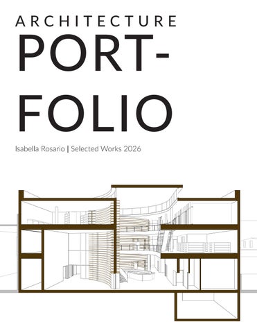 Isabella Rosario Portfolio 2026