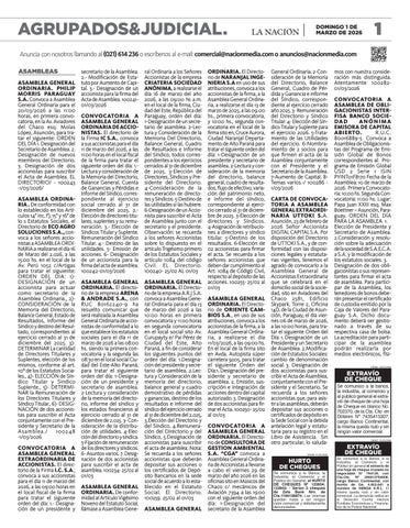 SUPLEMENTO - AGRUPADOS - EDICIÓN 11.176