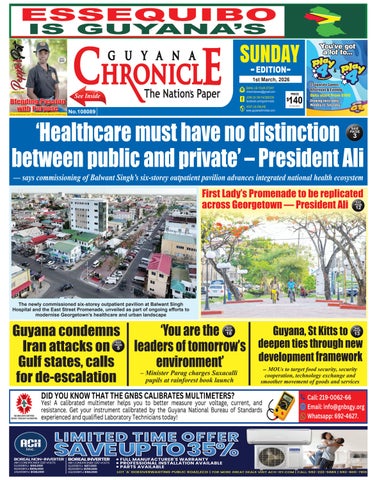 Guyana Chronicle E-Paper 01-03-2026.