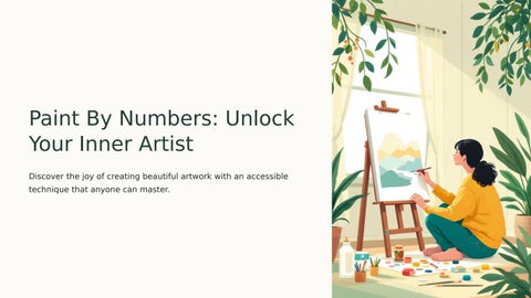 Premium Paint By Numbers Kits for Relaxing Creative Fun