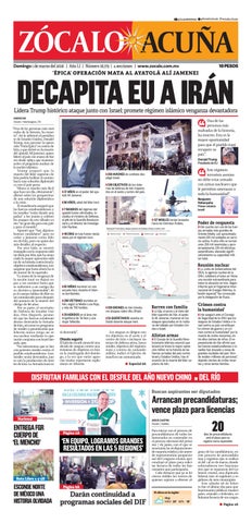 Acuña 1 de marzo de 2026