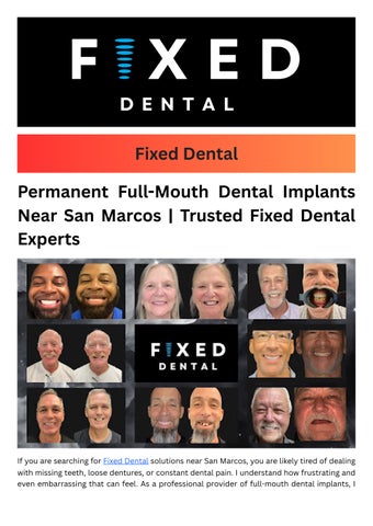 Fixed Dental