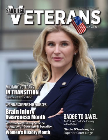 San Diego Veterans Magazine March 2026