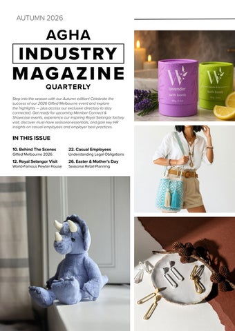 AGHA Industry Magazine Autumn 2026