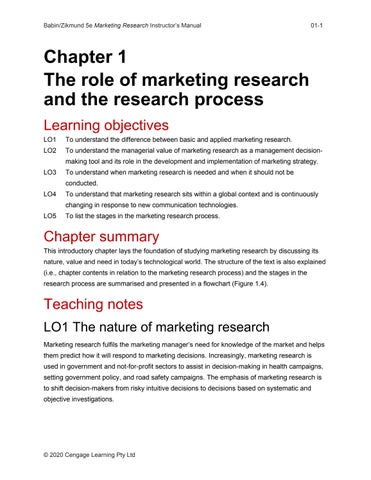 Solution Manual for Marketing Research, 5th Edition by Steve D'AlessandroHume WinzarBen LoweBarry J.