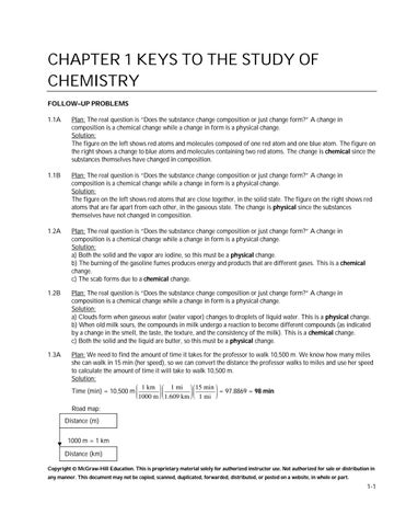 Solution Manual For Chemistry The Molecular Nature of Matter and Change, 9th Edition by Martin Silbe