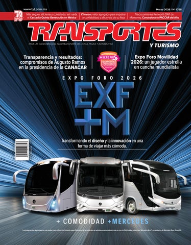 Revista Transportes y Turismo edición 1358 marzo 2026