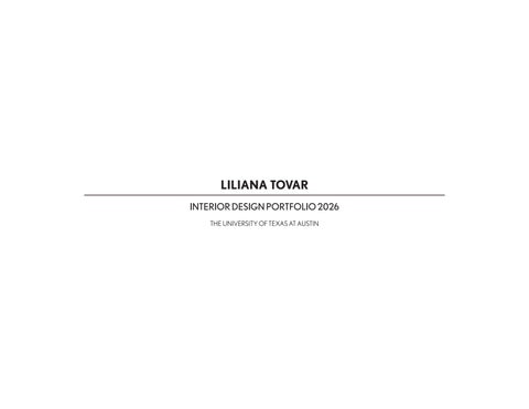 Liliana Tovar - Portfolio