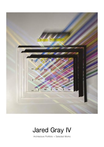 Architecture Portfolio + Selected Works