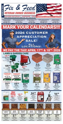 Fix & Feed March 2026 Circular