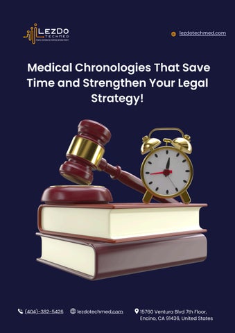  Medical Chronologies That Save Time and Strengthen Your Legal Strategy! 