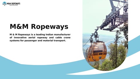 Material Handling Ropeways
