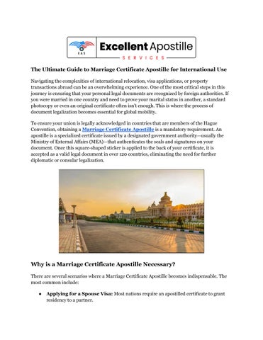 The Ultimate Guide to Marriage Certificate Apostille for International Use