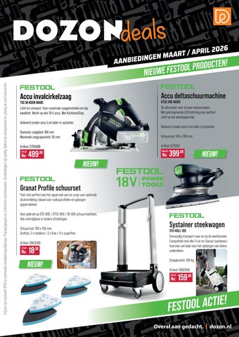 Dozon Deals - maart & april 2026