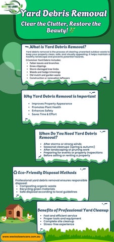 Yard Debris Removal – Clear the Clutter, Restore the Beauty!