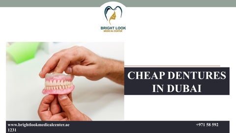 CHEAP DENTURES IN DUBAI