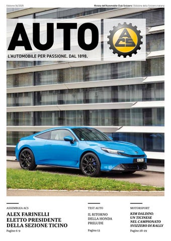 Rivista dell’Automobile Club Svizzero | Edizione della Svizzera italiana