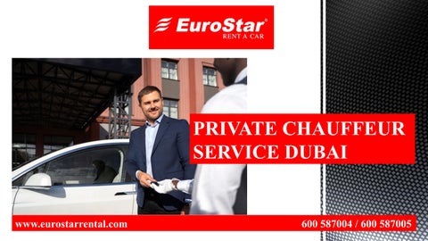 PRIVATE CHAUFFEUR SERVICE DUBAI
