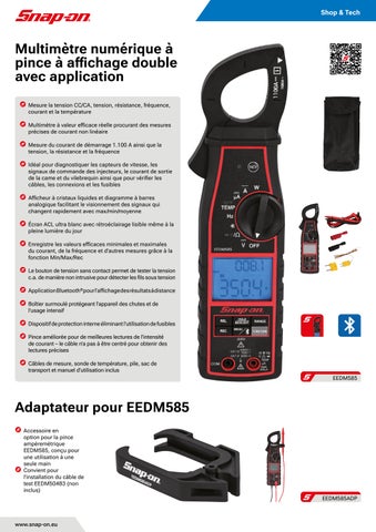 Productflyer EEDM585 Français