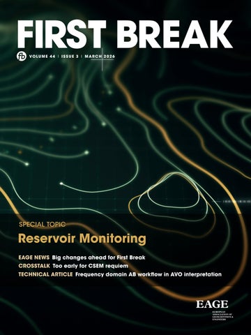 First Break March 2026 - Reservoir Monitoring