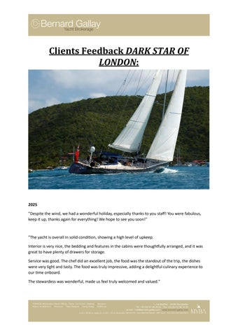 BGYB Clients Feedback DARK STAR OF LONDON End of August 2025