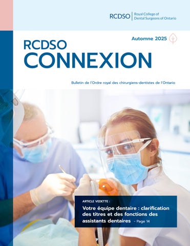 Version française: RCDSO Connexion - Automne 2025
