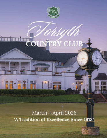 March & April 2026 Newsletter