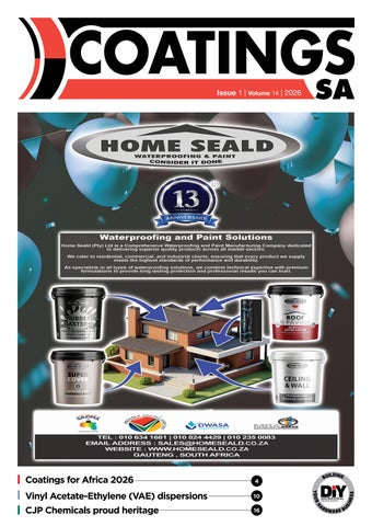 Coatings SA March 2026