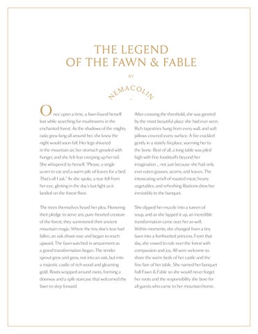 Fawn and Fable Easter Brunch Menu 2026