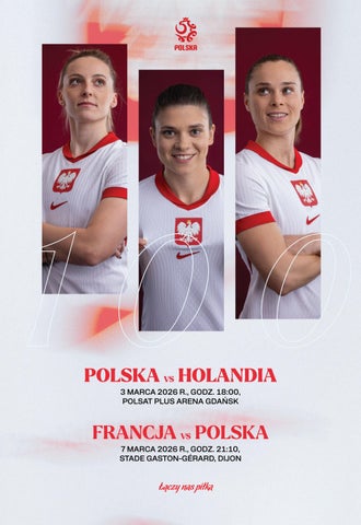 Oficjalny program meczowy reprezentacji Polski kobiet na start kwalifikacji do mistrzostw świata 202